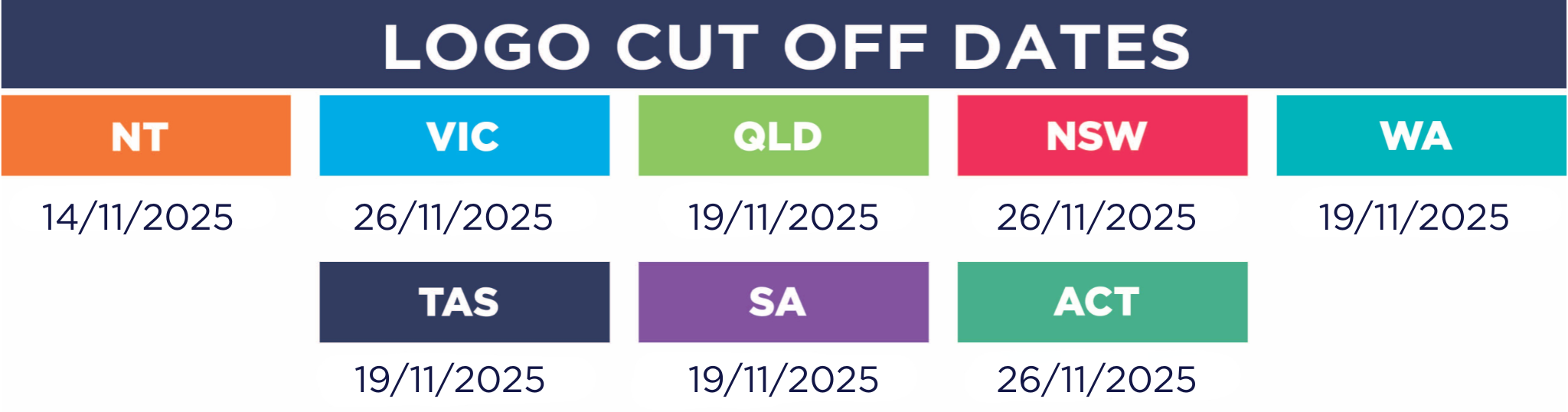 Order Dispatch Dates & Shipping Schedule | Trutex Australia